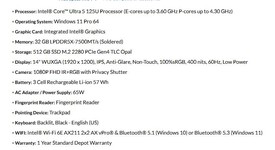 Mint
													Lenovo ThinkPad X1 Carbon (12th Gen) - Black, 512 GB, 32 GB, photo 1 of 5