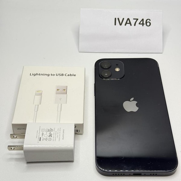 Apple iPhone 12 - Unlocked, 64 GB, Black, A2172