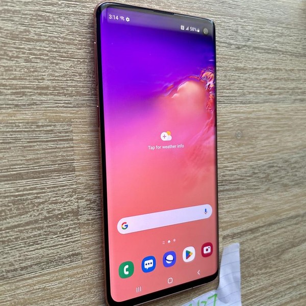 Samsung Galaxy S10 - AT&T, 128 GB, Pink, 8 GB, SM-G973U