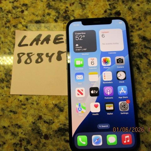 Apple iPhone 12 - Verizon, 128 GB, Black, A2172