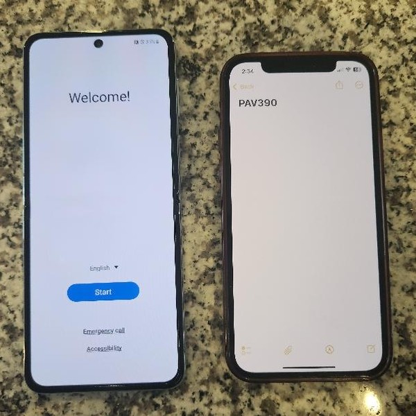 Samsung Galaxy Z Flip5 - AT&T, 256 GB, Lavender, 8 GB, SM-F731U