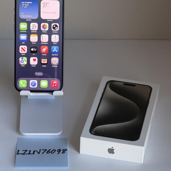 Apple iPhone 15 Pro Max - Unlocked, 256 GB, Natural, A2849