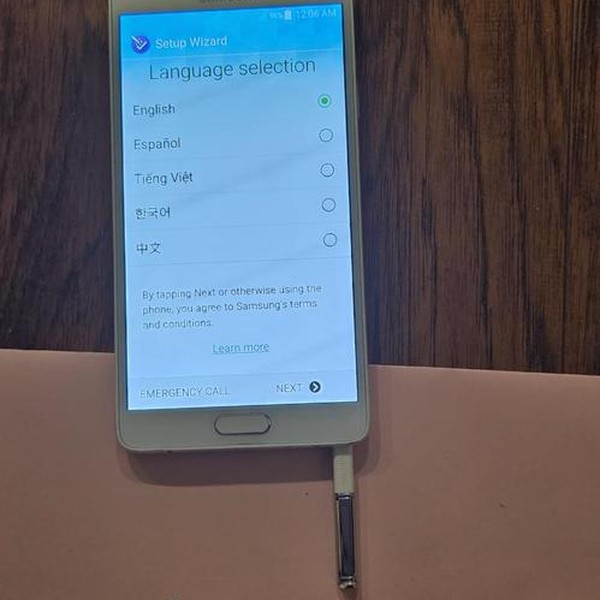 Samsung Galaxy Note 4 - Verizon, 32 GB, White, N910V