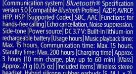 New
													Sony WI-XB400 Wireless In-Ear Headphones - Blue, photo 3 of 4