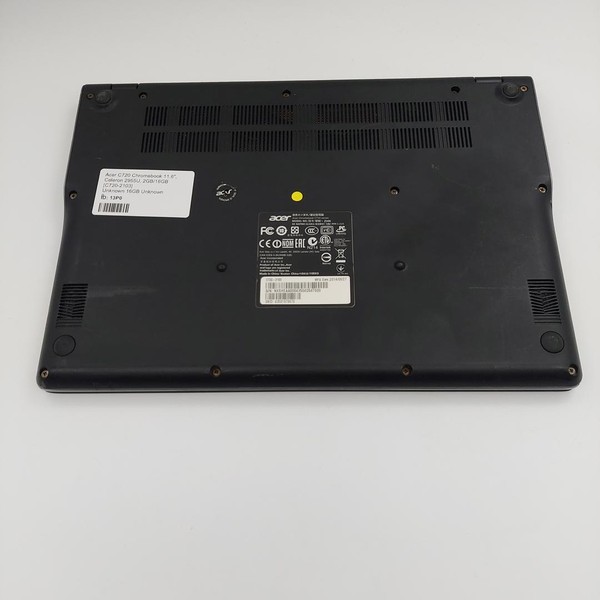 Acer C720 - 16 GB, Gray, 2 GB, Intel Celeron, Chromebook