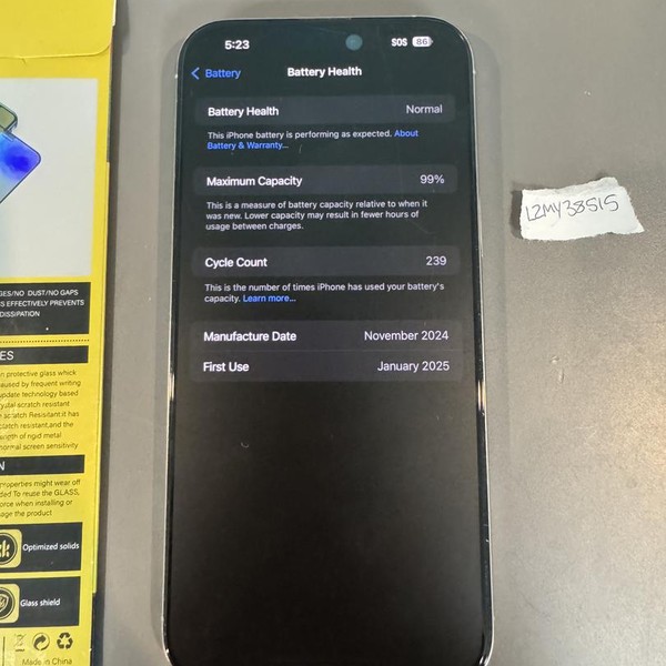 Apple iPhone 16 Pro Max - Unlocked, 256 GB, Natural, A3084