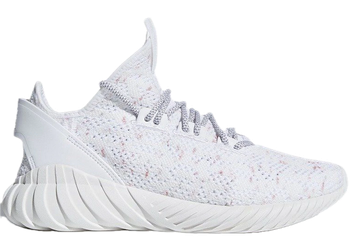 adidas Tubular Doom Sock White Grey Burgundy for sale
