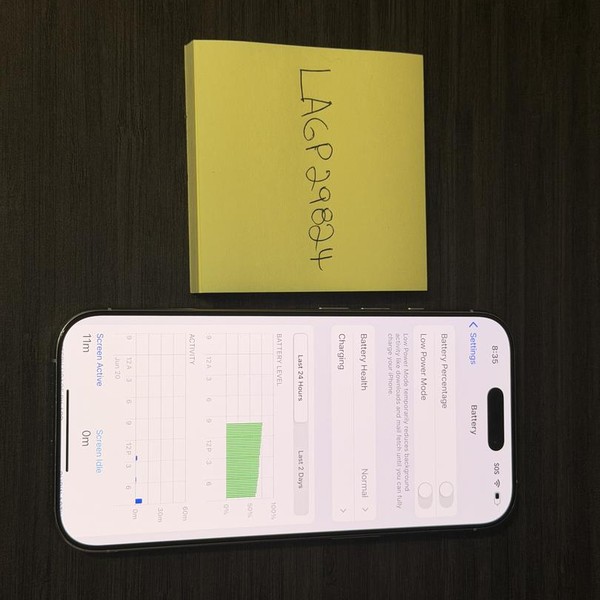 Apple iPhone 16 Pro - Unlocked, 128 GB, White, A3083