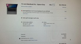 New
													MacBook Pro 2018 (With Touch Bar) - 15" - I7, Gray, 512 GB, 16 GB, photo 5 of 6