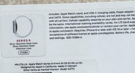 New
													Apple Watch Series 8 41mm - Unlocked, Silver, A2772 - Cellular, Stainless, photo 2 of 5
