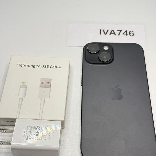 Apple iPhone 15 - Unlocked, 128 GB, Black, A2846