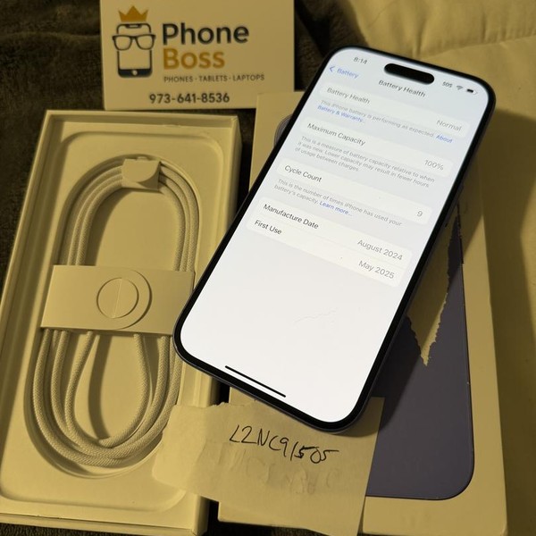 Apple iPhone 16 - Unlocked, 128 GB, Ultramarine, A3081