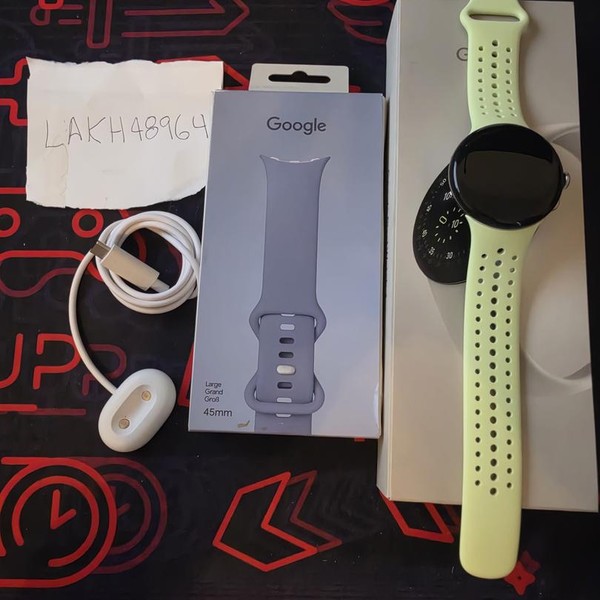 Google Pixel Watch 4 - Wi-Fi, Silver, 45mm, Wi-Fi