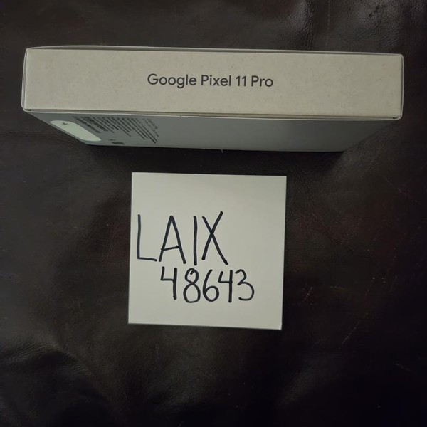 Google Pixel 11 Pro - Unlocked, 256 GB, Obsidian, 12 GB, G7SWN