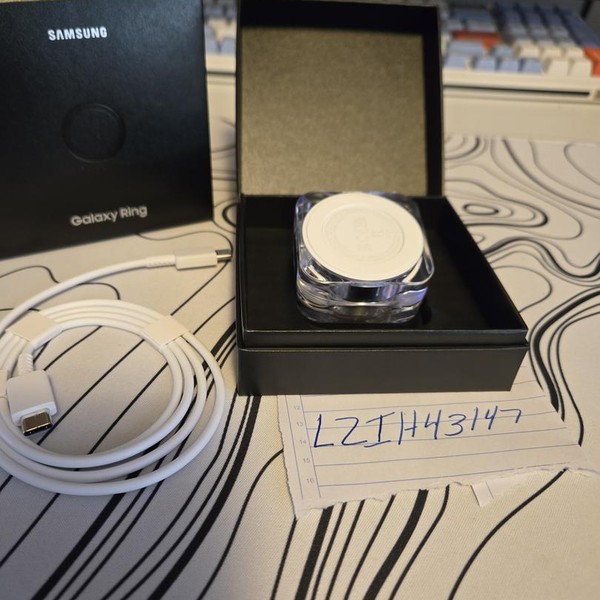 Samsung Galaxy Ring - Black, Size 10