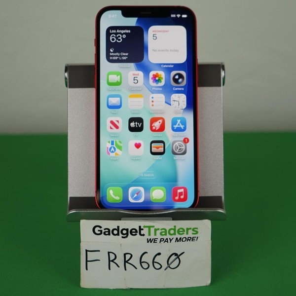 Apple iPhone 12 - Unlocked, 64 GB, Red, A2172