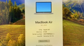 Good
													MacBook Air 2020 - 13" - Apple M1, Gray, 256 GB, 8 GB, photo 2 of 13