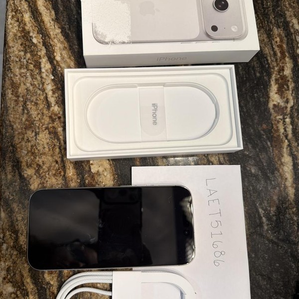 Apple iPhone 16 Pro - Unlocked, 128 GB, White, A3083