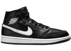 Jordan 1 Mid Black/White for sale