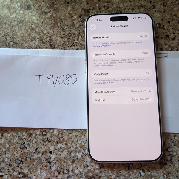 Apple iPhone 17 Pro Max - Unlocked, 256 GB, Silver, A3257