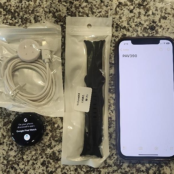 Google Pixel Watch 2 - T-Mobile, Black, LTE