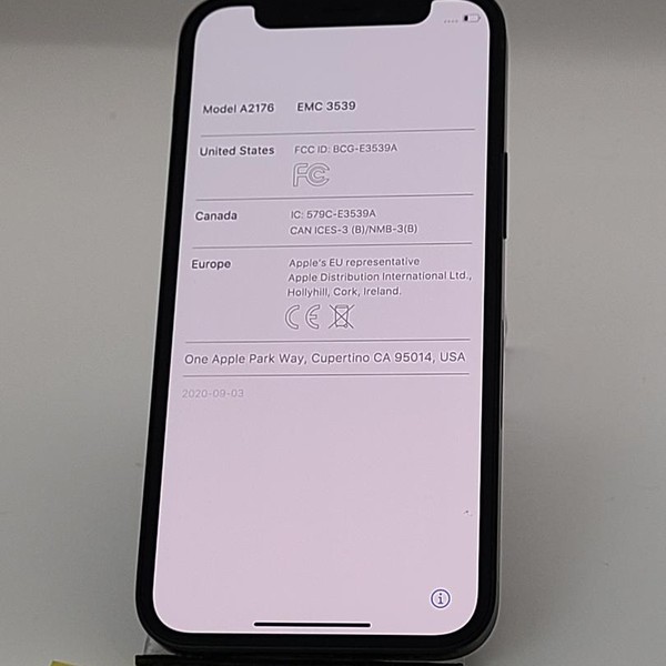 Apple iPhone 12 Mini - AT&T, 64 GB, Black, A2176