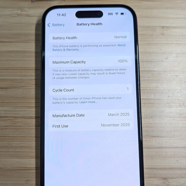 Apple iPhone 15 - Unlocked, 128 GB, Black, A2846