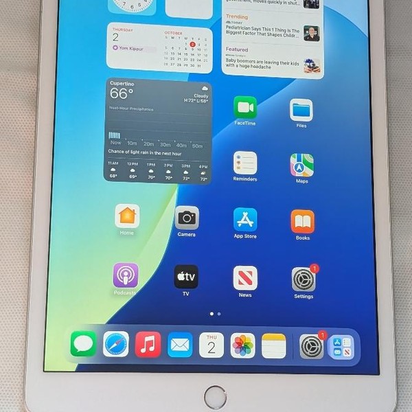 Apple iPad 7th Gen - Wi-Fi, 128 GB, Silver, A2197