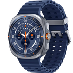 Good Samsung Galaxy Watch Ultra (2025) - Unlocked, Titanium Blue, SM-L705, 47mm