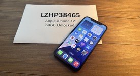 Good
													Apple iPhone 12 - Unlocked, Black, 64 GB, A2172, photo 1 of 8