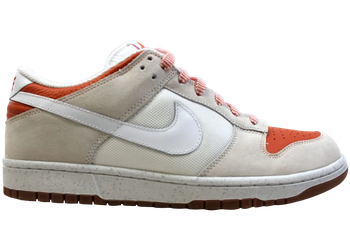 Nike Dunk Low Cl White/White-Hoop Orange for sale