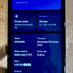 Good OnePlus Nord N300 5G - Unlocked, 64 GB, Gray, 4 GB