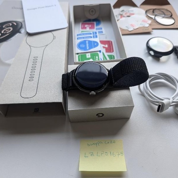 Google Pixel Watch 3 - Wi-Fi, Silver, 45mm, Wi-Fi