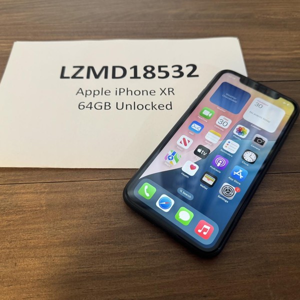 Apple iPhone Xr - Unlocked, 64 GB, Black, A1984