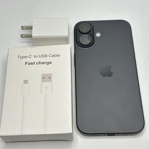 Apple iPhone 16 - Unlocked, 128 GB, Black, A3081