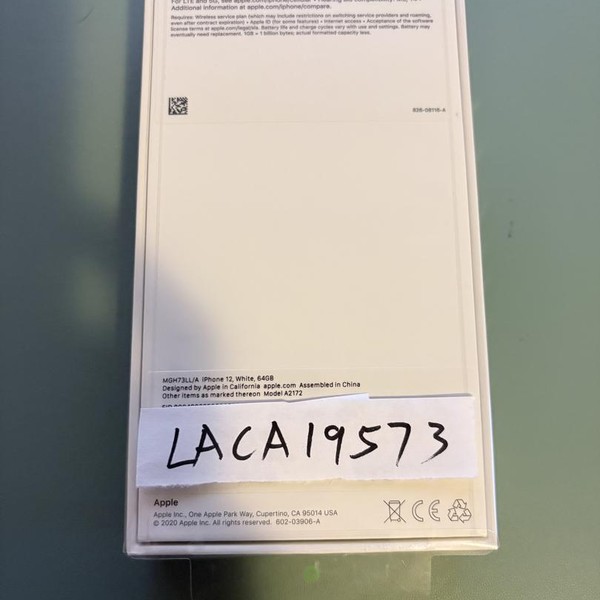 Apple iPhone 12 - Boost, 64 GB, White, A2172