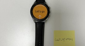 Good
													Samsung Galaxy Watch3 - Unlocked, Mystic Silver, 45mm, photo 1 of 4