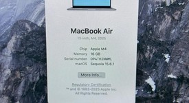 Good
													MacBook Air 2025 (M4) - 13" - Apple M4, Midnight, 256 GB, 16 GB, photo 3 of 6