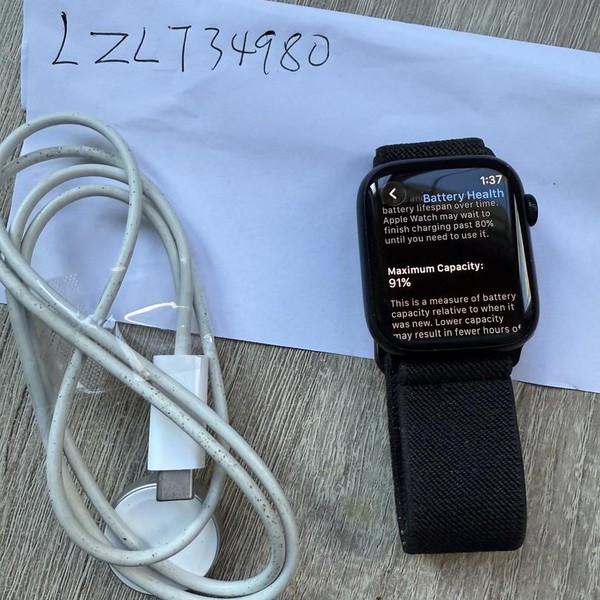 Apple Watch Series 8 45mm - Midnight, A2771 - GPS, Aluminum
