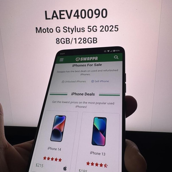 Moto G Stylus 5G (2025) - Metro by T-Mobile, 128 GB, Gibraltar Sea, 8 GB