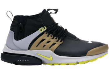 Nike Air Presto Mid Utility Black Yellow Streak for sale