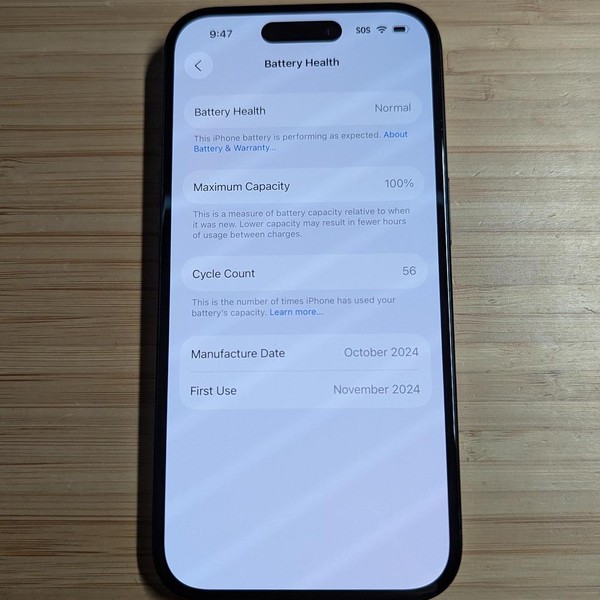 Apple iPhone 16 - Unlocked, 128 GB, Black, A3081