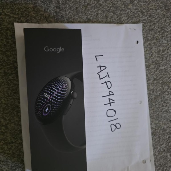 Google Pixel Watch 5 - Wi-Fi, Black, 45mm, Wi-Fi