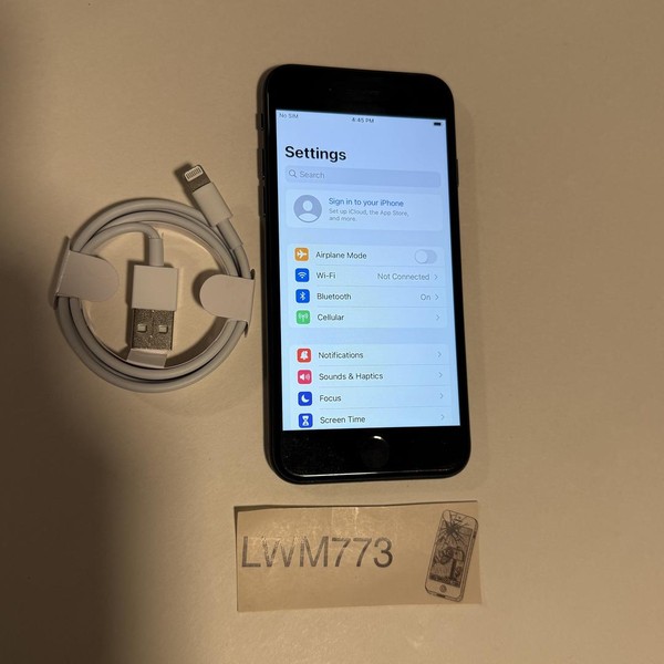 Apple iPhone SE 3rd Gen 2022 - Unlocked, Midnight, 64 GB, A2595