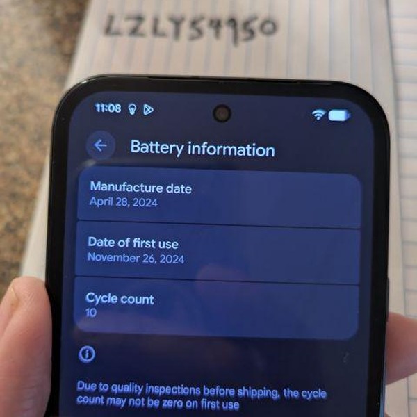 Google Pixel 8a - T-Mobile, 128 GB, Obsidian, 8 GB, GKV4X, Sub-6 5G