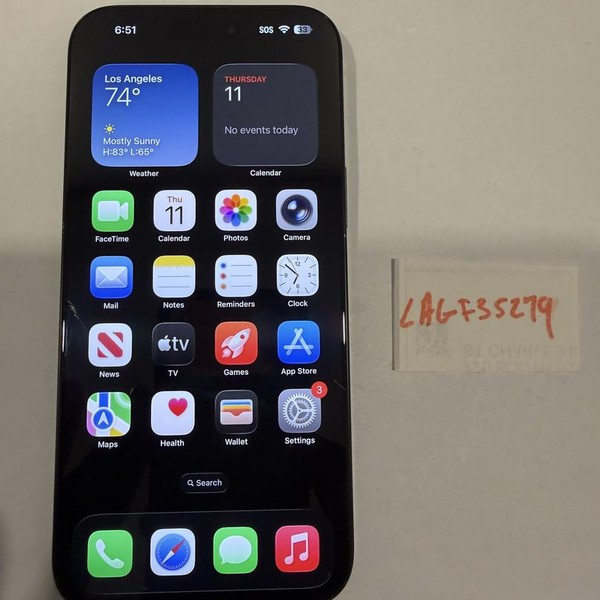 Apple iPhone 16 Pro Max - Unlocked, 512 GB, Black, A3084