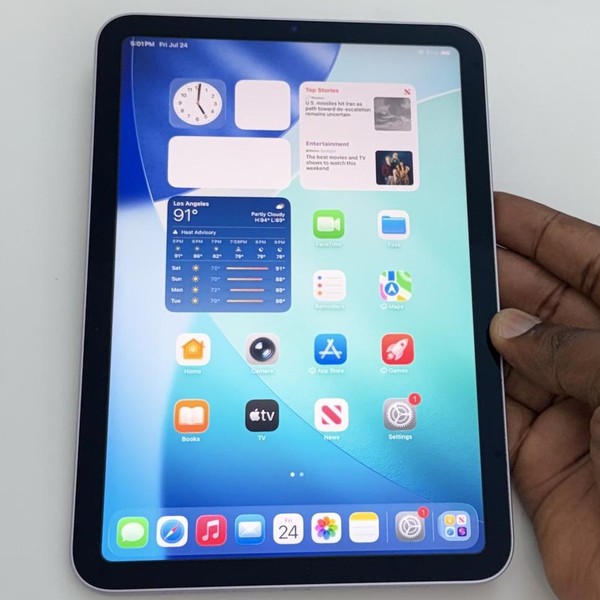 Apple iPad Mini (7th Gen) - Wi-Fi, 256 GB, Purple, A2993