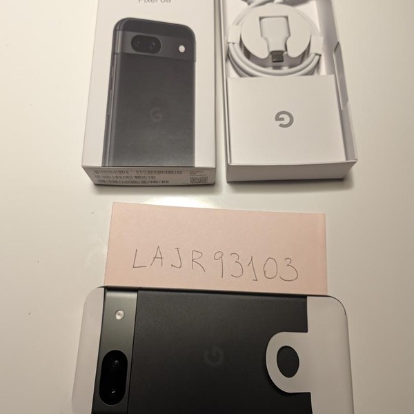 Google Pixel 8a - Unlocked, 256 GB, Obsidian, 8 GB, GKV4X, Sub-6 5G