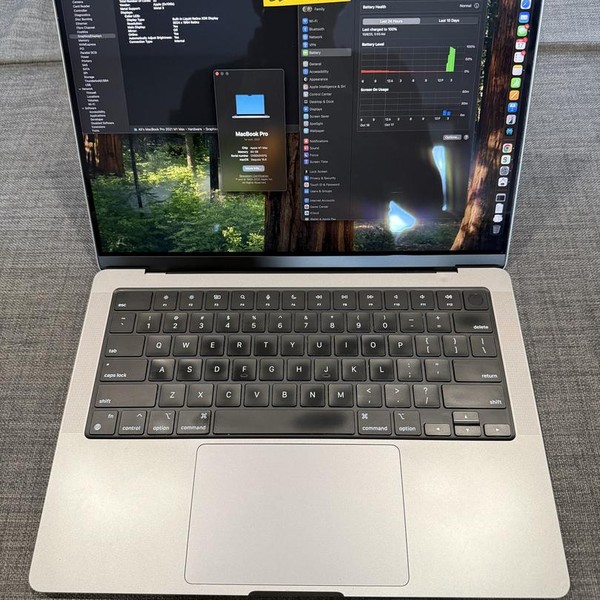 MacBook Pro 2021 - 14 inch - Apple M1 Max, Gray, 1 TB, 64 GB