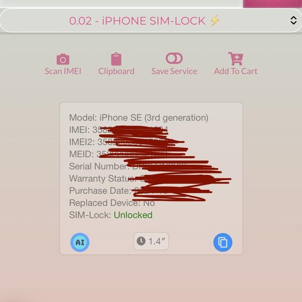 Apple iPhone SE 3rd Gen 2022 - Unlocked, 64 GB, Midnight, A2595